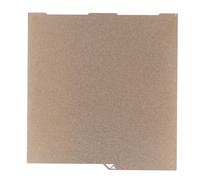 Golden Double Sided PEI 3D Printer Build Plate, 3D Printer Bed Platform with Textured Matte Surface, Flexible PEI Print Sheet for 3 and 3 Combo, 256 x 268 mm