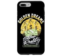 Golden Dreams - Salvadanaio in argento Streetwear Custodia per iPhone 7 Plus/8 Plus