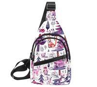 Golden Dust Light Christmas 2 (2) zaino a tracolla regolabile, borsa a tracolla da viaggio ed escursionismo, Multicolore 15., 11.8x7x1.5in/30x18x4cm