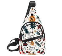 Golden Dust Light Christmas 2 (2) zaino a tracolla regolabile, borsa a tracolla da viaggio ed escursionismo, Multicolore 17, 11.8x7x1.5in/30x18x4cm