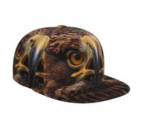 Golden Eagle Dream Core - Cappello da baseball sportivo da viaggio | Cappello regolabile a tesa piatta | Cappello da sole unisex