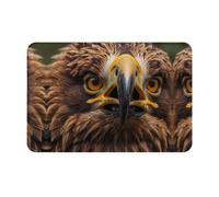 Golden Eagle Dream Core Tappetino di benvenuto stampato - 40,6 x 61 cm - Tappetino assorbente per porta del bagno e della cucina