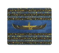 Golden Egyptian Ornament Goddess Art Tappetino per Mouse Portatile Mousemat Liscio Tappetini per Il Mouse per Lavoro Gioco Casa 25X30Cm