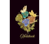 Golden Floral Serenity: A Luxury Floral Notebook for Women | Elegant Gold Flower Journal for Writing, Reflection & Gift | 6x9 Inch, 100 Pages