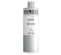 Golden Fluid Acrylic 16-Unzen-Flasche Zinkwei