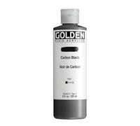 Golden : Fluid Acrylic Paint : 236ml (8oz) : Carbon Black
