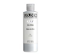 Golden : Fluid Acrylic Paint : 236ml (8oz) : Zinc White