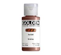 GOLDEN Fluid Acrylics, Azo Gold, flacone da 30 ml