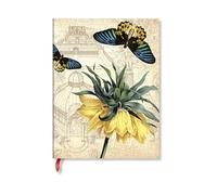 Golden Fritillaria Mini Unlined Softcover Journal (Elastic Band Closure)