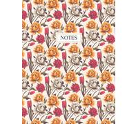 Golden Garden Journal: Hardcover Lined Notebook 8.5x11, 150 Pages - Elegant Floral Notebook for Writing, Notes & Reflections