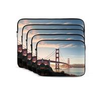 Golden Gate Bridge Stampa Del Computer Portatile Del Manicotto Del Computer Portatile Del Computer Portatile Della Borsa Del Computer Portatile Borsa Del Computer Portatile Del Sacchetto Del