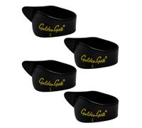 Golden Gate GP-4B-4PK Plettri per pollice, colore nero, L, 4 pezzi