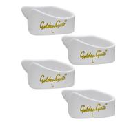 Golden Gate GP-4W-4PK - Plettri per pollice, colore bianco, misura L, 4 pezzi