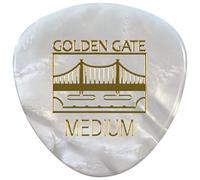 Golden Gate MP-425 - Plettri per chitarra a forma di triangolo, spessore 0,75 mm, perlato