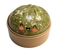 Golden Glitter Dumpling Squishy, Food Squishy Dumpling Sensory Squeeze Fidget Toys for Adults Boys Girls
