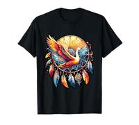 Golden Goose Acchiappasogni Floreale Spirituale Boho Style Art Maglietta