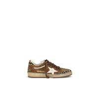 Golden Goose Brown Calf Leather Bos Taurus Low Top Sneakers - EU38/US8