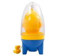 Golden Goose Egg - Shaker a mano con pulitore manuale | Frullatore portatile con macchina da taglio e utensile da cucina con coulisse, pelapatate uova nel guscio per uova