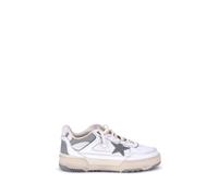 Golden Goose Gray Calf Leather Bos Taurus Chunky Sneakers - EU46/US13