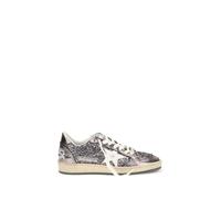 Golden Goose Gray Calf Leather Bos Taurus Low Top Sneakers - EU41/US11