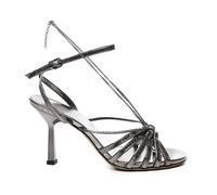 Golden Goose, ,Shoes ,Donna ,Grigio ,37 EU Décolleté in Pelle con Dettagli a Catena