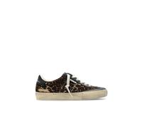 Golden Goose, ,Shoes ,Donna ,Multicolore ,39 EU Sneakers con Stampa Leopardata Beige/Marrone