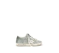 Golden Goose Silver Fabric Low Top Sneakers - EU40/US10