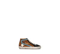 GOLDEN GOOSE SLIDE CLASSIC Sneaker uomo marrone/nera in suede 43