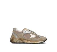 GOLDEN GOOSE Snekaer uomo beige in tessuto e pelle scamosciata 43