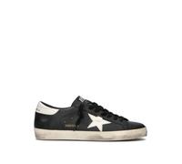 GOLDEN GOOSE SUPER-STAR CLASSIC WITH LIST Sneaker uomo nera in pelle 42