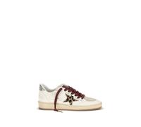 Golden Goose White Calf Leather Bos Taurus Low Top Sneakers - EU40/US10
