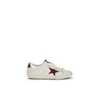 Golden Goose White Calf Leather Bos Taurus Low Top Sneakers - EU44/US11