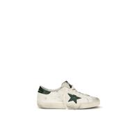 Golden Goose White Calf Leather Bos Taurus Low Top Sneakers - EU45/US12