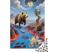 Golden Hamster Jigsaw Puzzle Impossibili 1000 Pezzi Cute Decorazione Per La Casa. Rilassamento E Intelligence Per Adulti E Bambini Da 12 Anni 1000pcs (75x50cm)