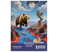 Golden Hamster Jigsaw Puzzle Impossible 1000 Pezzi Decorazione Per La Casa. Giochi Rilassamento E Intelligence Per Adulti E Bambini Da 12 Anni 70x50cm/1000pcs