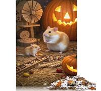 Golden Hamster Jigsaw Puzzle Impossible 1000 Pezzi Decorazione Per La Casa. Rilassamento E Intelligence Per Adulti E Ragazzi Da 14 Anni 1000pcs (75x50cm)