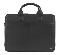 Golden Head borsa da ufficio borsa a tracolla con scomparto per laptop Polo Business Bag Black nero
