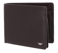 Golden Head Capri RFID Protect Billfold Coin Wallet Darkbrown