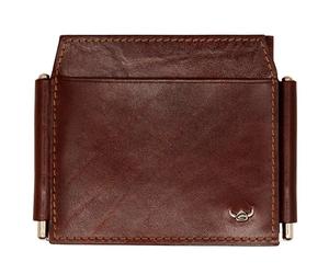 Golden Head Colorado RFID Clip Billfold marrone