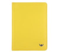 Golden Head Custodia per carte d'identità Madrid RFID in pelle 9 cm giallo