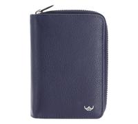 Golden Head Madrid Portafoglio Protezione RFID Vera Pelle 11.5 cm blu