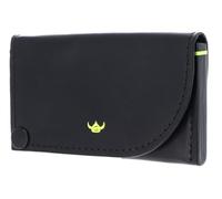 Golden Head Pelle porta carte di credito Neon RFID Protect Kartenetui (verschraubt) 4457 Schwarz nero