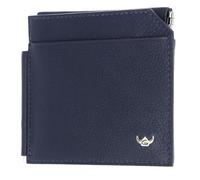 Golden Head Pelle portacarte fermasoldi Capri Clip-Scheintasche 1960 Blau blu scuro