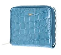 Golden Head Pelle portafoglio Cayenne RFID Protect Zipped Wallet Azure blu