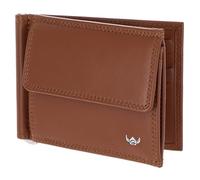 Golden Head Pelle portafoglio fermasoldi Polo RFID Protect Clip-Scheintasche 1921 Cognac marrone