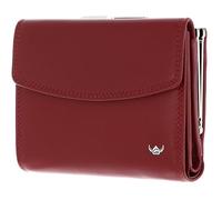 Golden Head Pelle portafoglio Polo RFID Protect Bügelbörse 2123 Rot rosso scuro
