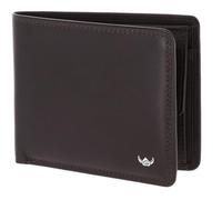 Golden Head Pelle portafoglio Polo RFID Protect Scheintasche 1135 Dunkelbraun marrone scuro