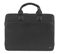 Golden Head borsa da ufficio borsa a tracolla con scomparto per laptop Polo Business Bag Black nero
