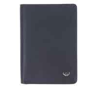 Golden Head Polo Identity Card Case RFID in pelle 9 cm blu