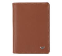 Golden Head Polo Identity Card Case RFID in pelle 9 cm marrone